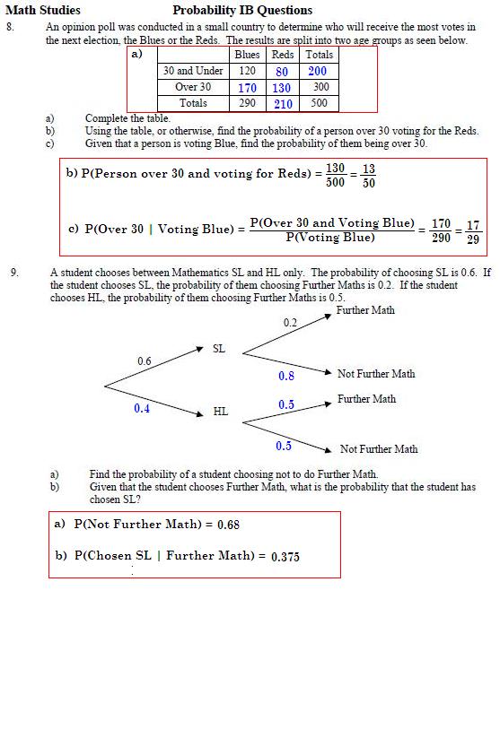 Basic Probability Questions And Answers